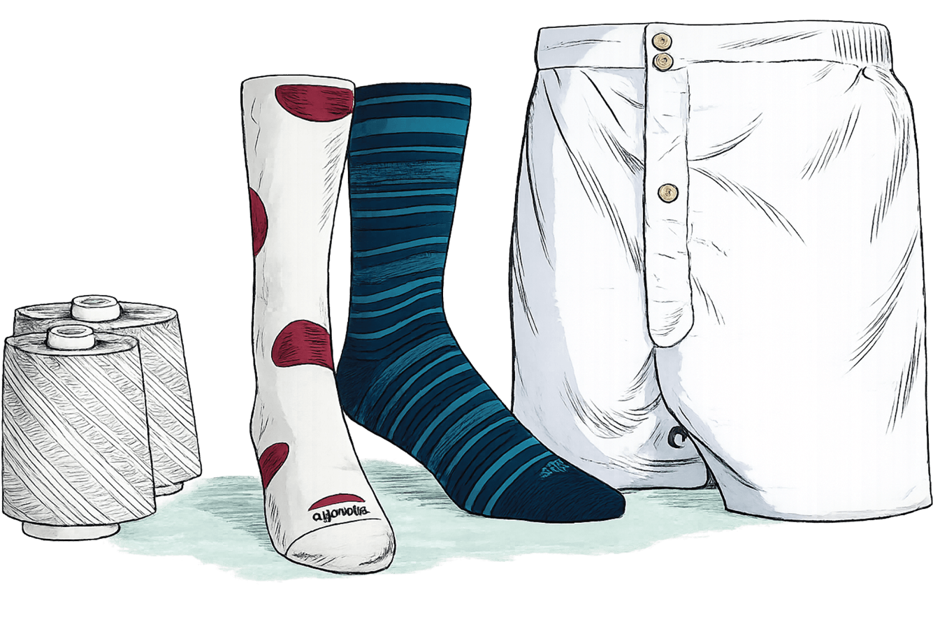 Underwear and socks